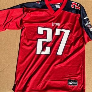 Puma Vintage Tennessee Titans #27 Eddie George Jersey